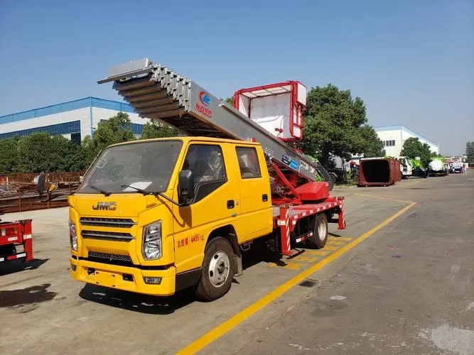 云霄县附近云梯车出租 砂石搬运